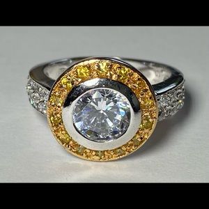 Gorgeous Sterling CZ Ring